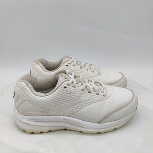 Brooks Addiction Walker 2 Athletic Shoes- Womens- Size 7.5 2E-White[1203072E142]